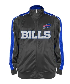 Justis Buffalo Bills Bradly Full-Zip Track Jacket