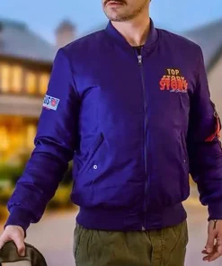 Scream Kenny Top Story Crew Blue Bomber Jacket