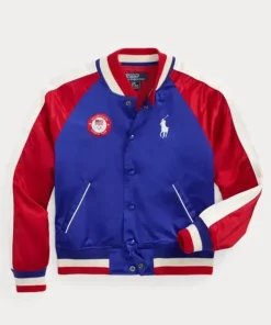 Team USA Letterman Varsity Jacket