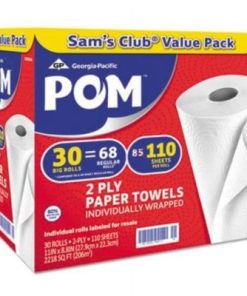 Pom 3 Ply Paper Towels 1102-p